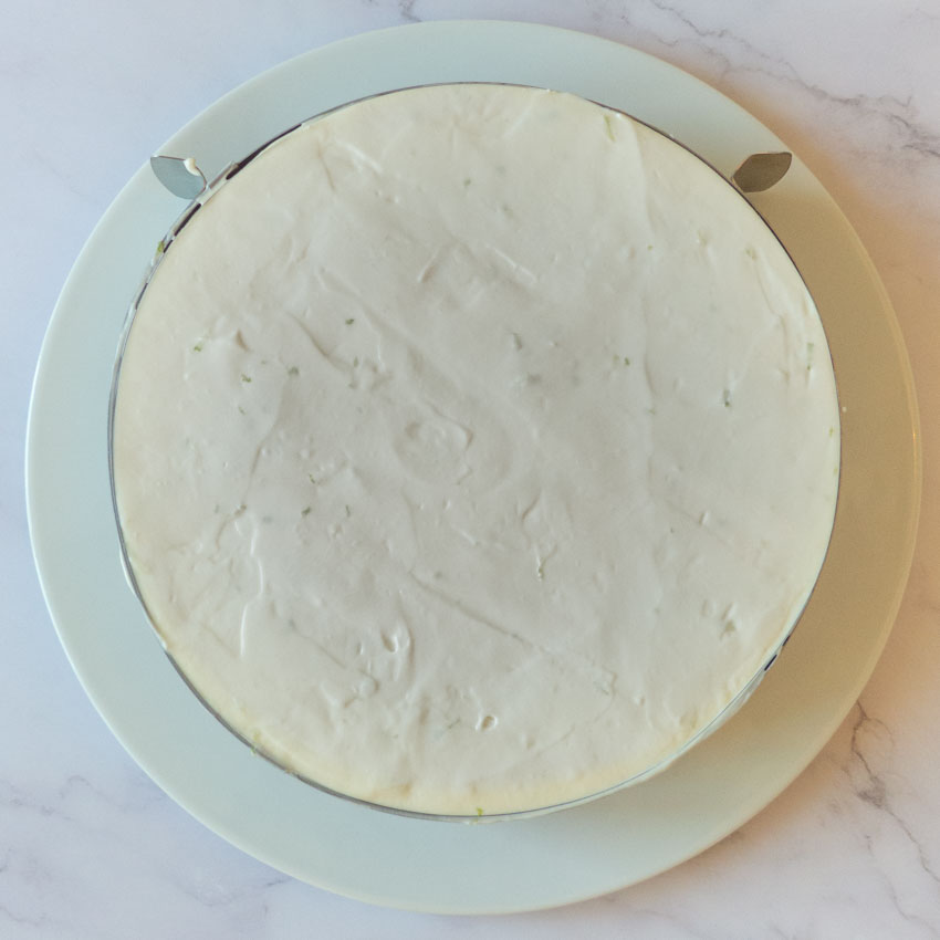 Montage cheesecake aux framboises sans cuisson