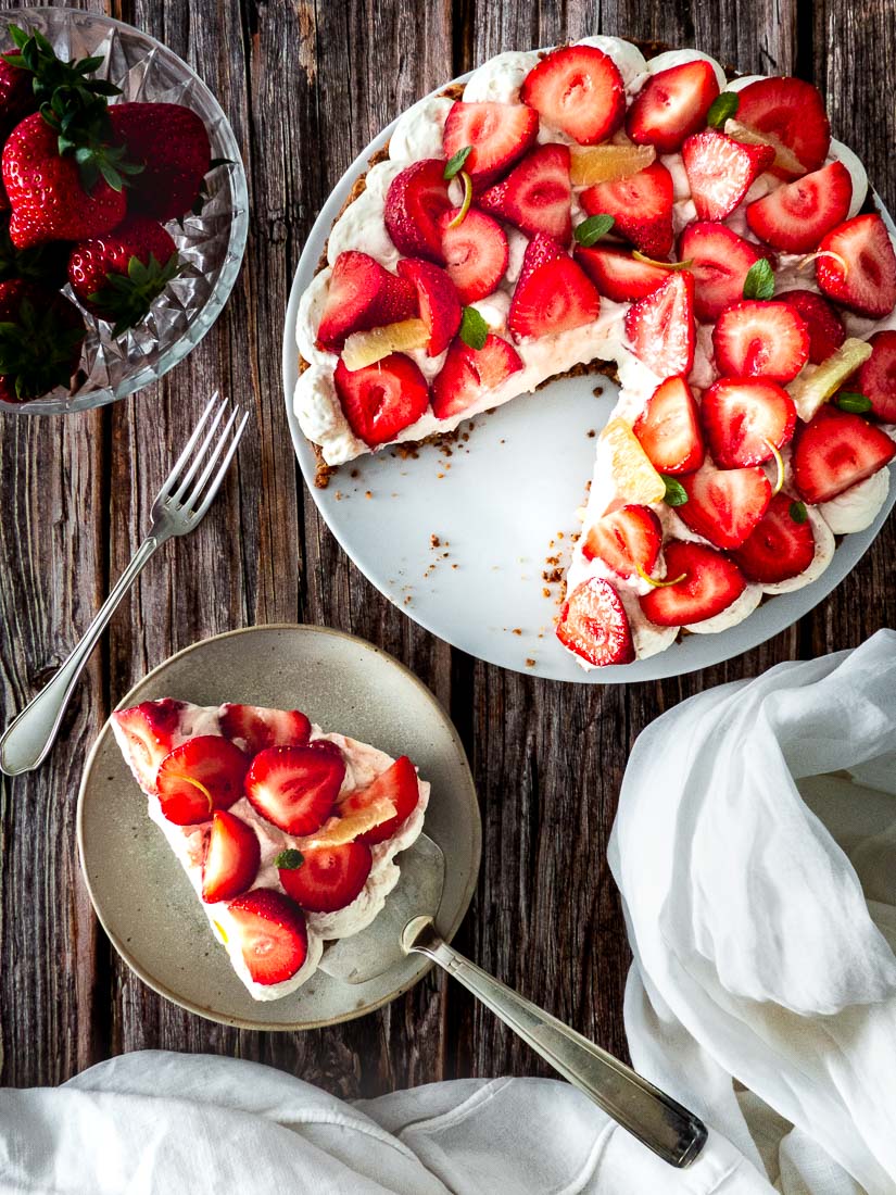 Tarte aux fraises croustillantes de Nina Metayer